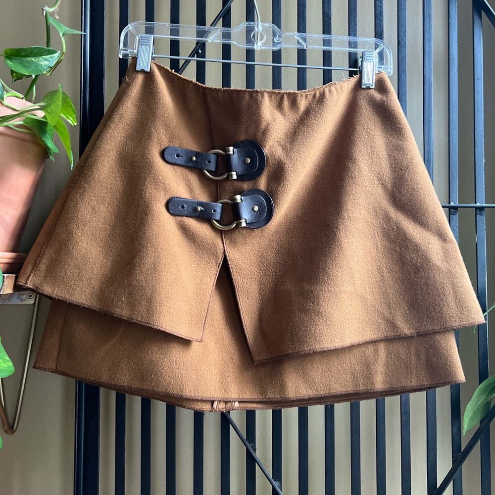 Meadow Rue Asymmetrical Mini Skirt